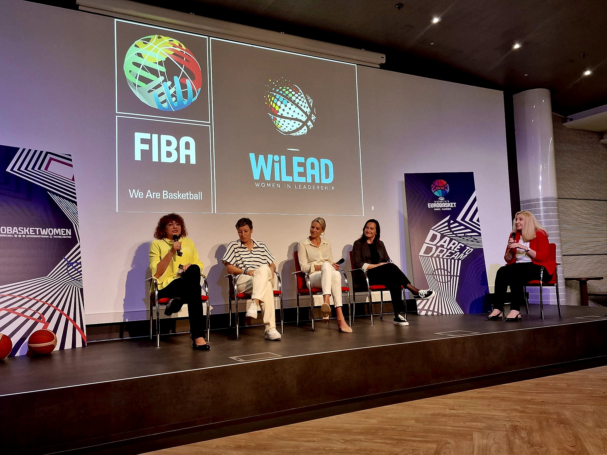 Dushku ishte pjesë e panelit "Women in Leadership Forum" me ftesë të FIBA-s